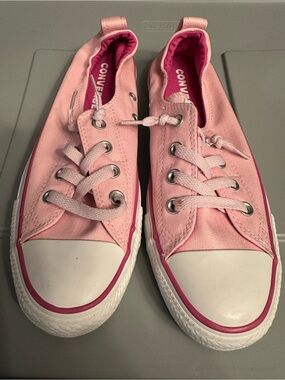 Converse Pink Low-Top Slip-On Style Sneakers